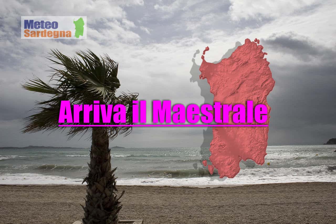 Sardegna, prossimi giorni con freddo MAESTRALE. Meteo un po' INVERNALE meteo sardegna 22 - Sardegna, prossimi giorni con freddo MAESTRALE. Meteo un po' INVERNALE