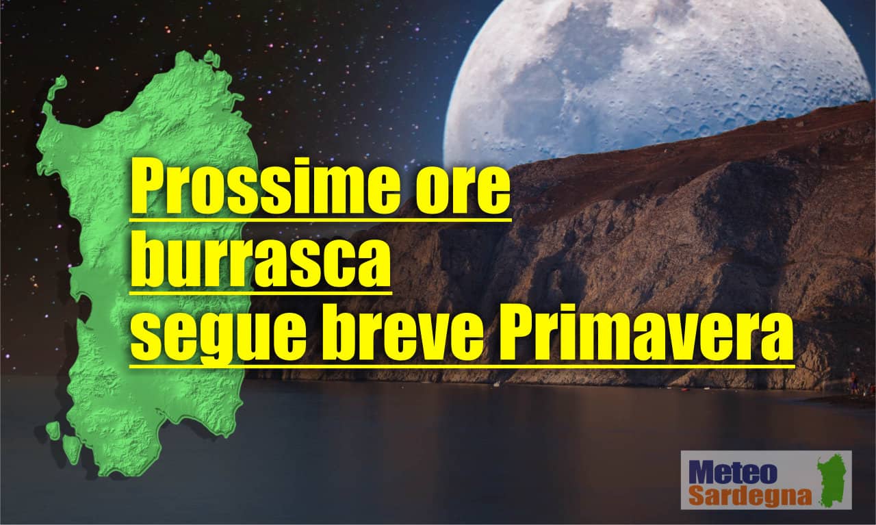 meteo sardegna burrasca e primaera