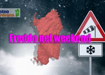 meteo sardegna 5 350x250 - Sardegna, prossimi giorni con freddo MAESTRALE. Meteo un po' INVERNALE