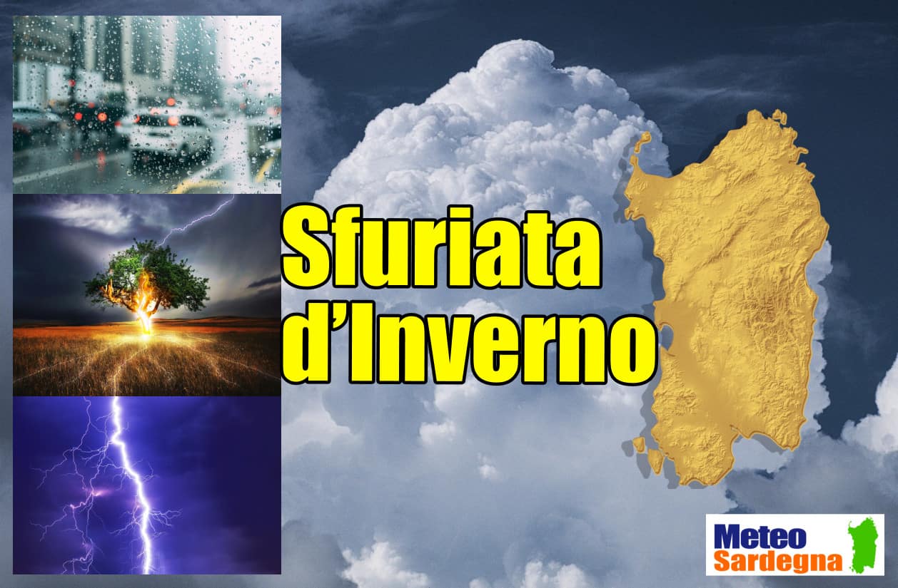 meteo sardegna maltempo - Meteo SARDEGNA: da lunedì sfuriata invernale e poi complicazioni afro mediterranee