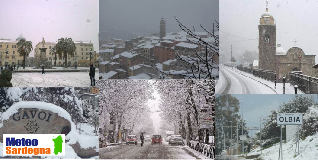 meteo sardegna neve marzo - Meteo SARDEGNA, il gelo storico, con nevicate straordinarie di Marzo