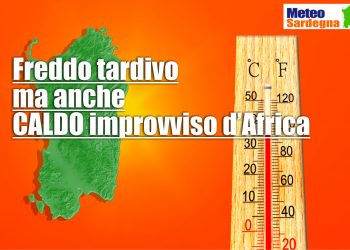 meteo con freddo tardivo e caldo africano