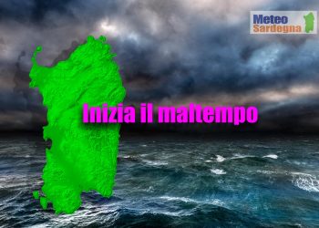 meteo sardegna 10 350x250 - Meteo Sardegna: possibile recrudescenza del MALTEMPO nel fine settimana