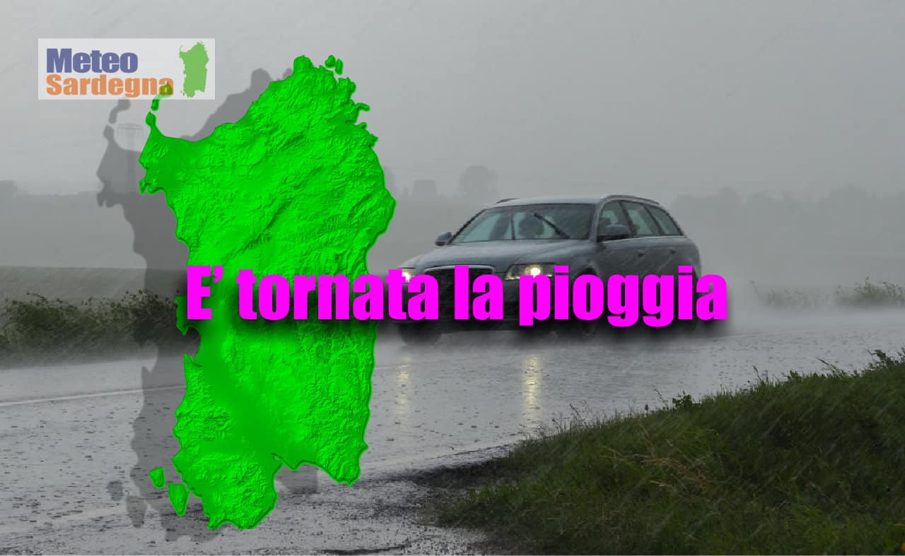 meteo sardegna 13 - Peggioramento in atto: il meteo in Sardegna riporta la pioggia