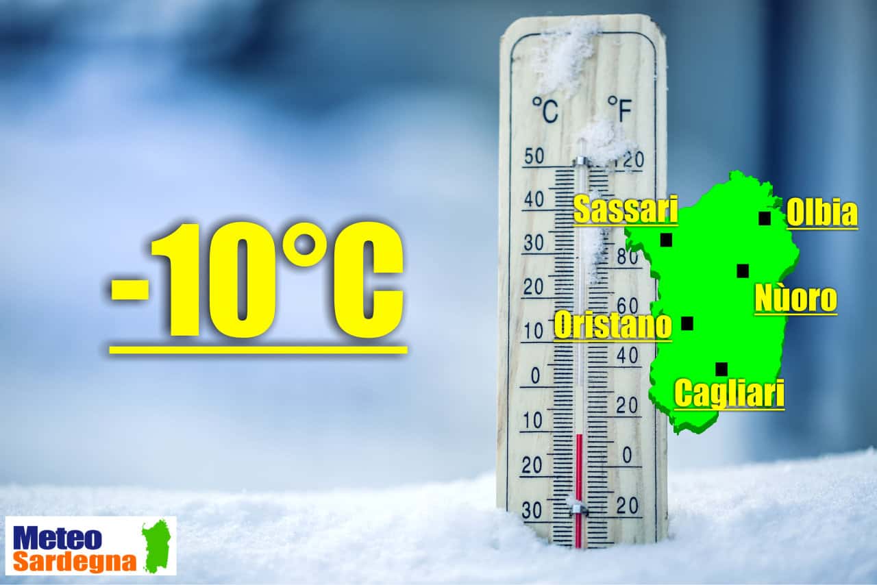 meteo sardegna gelo a dieci gradi sotto zero - Meteo SARDEGNA, temperature scese a 10°C sotto zero. Le ragioni di questo gelo estremo