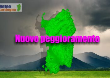 peggioramento sardegna 350x250 - Meteo Sardegna: possibile recrudescenza del MALTEMPO nel fine settimana