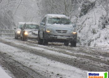 Sardegna, neve a quote basse.