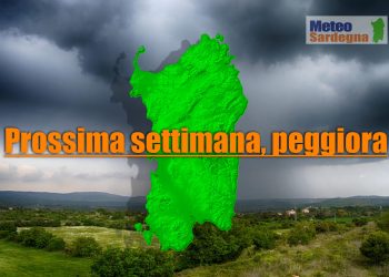 meteo sardegna 12 350x250 - Peggioramento in atto, meteo in Sardegna turbolento