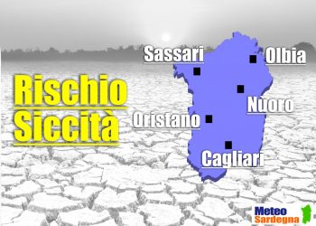meteo sardegna deficit pluviometrico 350x250 - Meteo Sardegna, di nuovo 40 gradi nei pressi di Cagliari. Quando una via di uscita da questo caldo
