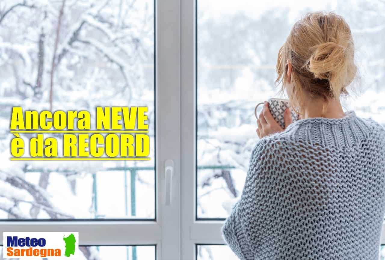 meteo sardegna neve record - Meteo SARDEGNA, ancora neve sui monti