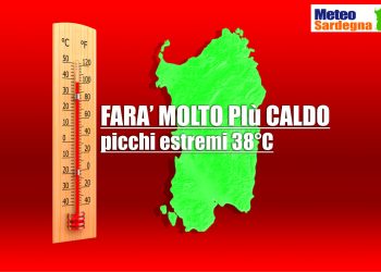 meteo con caldo africano 350x250 - Meteo Sardegna: Mercoledì 15 ondata di CALDO intenso, poi Stop? Macché