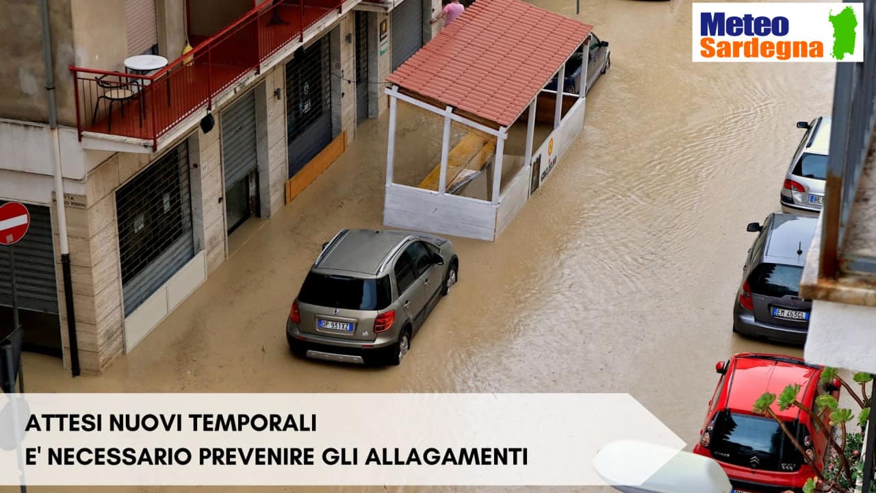 meteo sardegna allagamenti - METEO Sardegna, un sabato di nubifragi. In futuro temporali più intensi