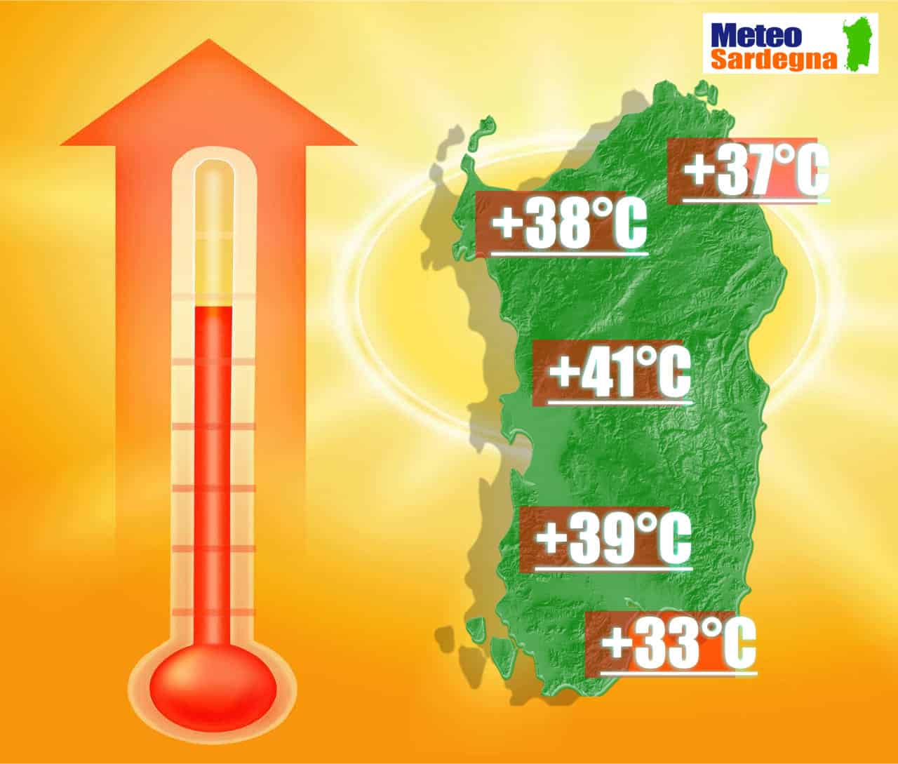 meteo sardegna ondata di caldo 1 - Meteo SARDEGNA, verso una forte ondata di caldo. Si rischia di superare i 40 gradi