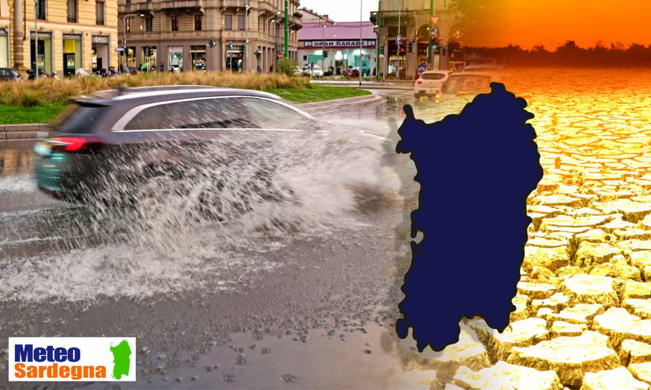 meteo sardegna pioggia e desertificazione - Meteo Sardegna, piove male: piogge e temporali con allagamenti e frane. Desertificazione