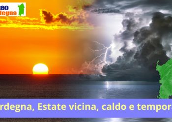 meteo sardegna temporali e caldo estivo 350x250 - METEO Sardegna, oggi finto maestralino, poi FORNACE d’Africa, con CALDO molto intenso