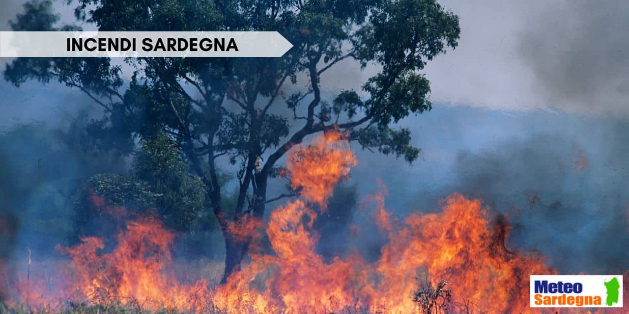 incendi sardegna - Sardegna, gravi incendi. Sarà una settimana molto critica, meteo pessimo