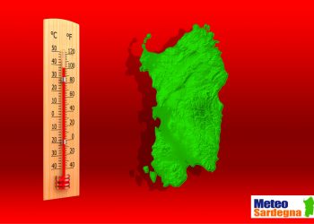 meteo sardegna temperature previste 350x250 - Meteo Sardegna, venerdì e sabato crollo temperatura. Domenica Temporali
