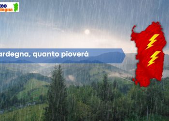 sardegna meteo e pioggia 350x250 - Aggiornamento ore 7:00 "edizione Straordinaria del meteo SARDEGNA", danni, allagamenti. Allerta ancora in vigore