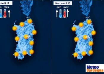 meteo sardegna anticiclone africano 350x250 - Caldo intenso, picchi di 38°C e oltre sino a martedì. Novità a metà mese