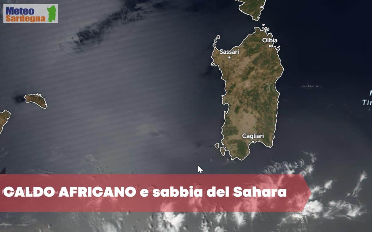 meteo sardegna caldo e sahara - Meteo SARDEGNA, arriva la nube africana