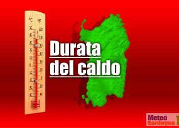 meteo sardegna durata caldo 350x250 - SARDEGNA, grandine, caldo, nubifragi: meteo tropicale. Mare caldo come il Golfo del Messico