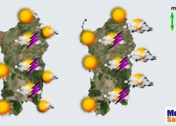 meteo sardegna caldo e temporali 7859 h 350x250 - Meteo SARDEGNA, fronte temporalesco a ridosso della Sardegna