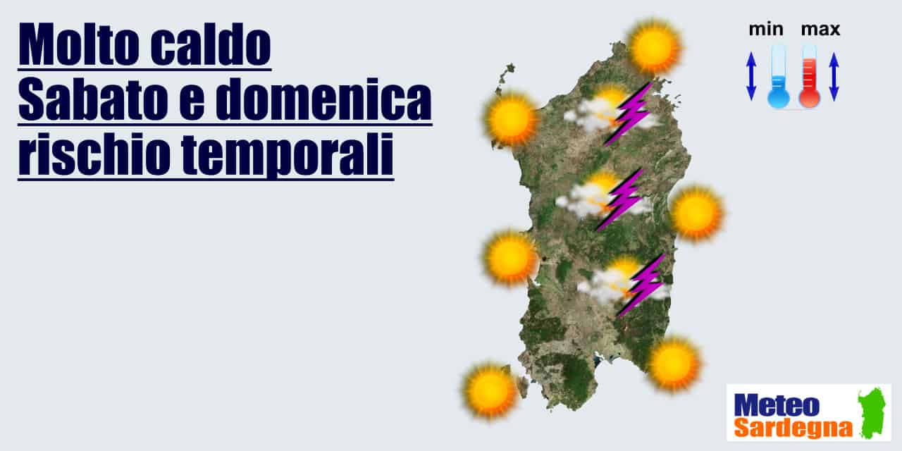 meteo sardegna caldo e temporali vzhsu7 - Meteo Sardegna, caldo persistente. Temporali tra sabato e domenica