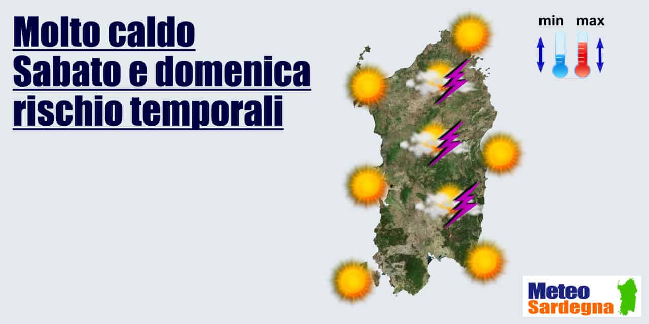 meteo sardegna caldo e temporali vzhsu7 - Meteo Sardegna, caldo persistente. Temporali tra sabato e domenica
