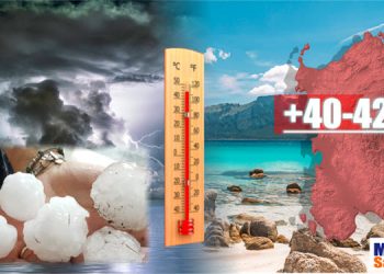 meteo sardegna caldo tropicale h 350x250 - SARDEGNA, grandine, caldo, nubifragi: meteo tropicale. Mare caldo come il Golfo del Messico