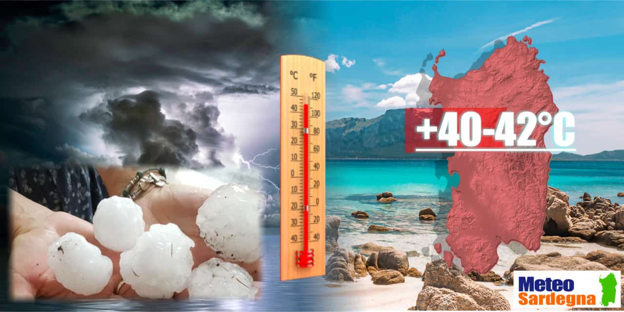 meteo sardegna caldo tropicale - SARDEGNA, grandine, caldo, nubifragi: meteo tropicale. Mare caldo come il Golfo del Messico