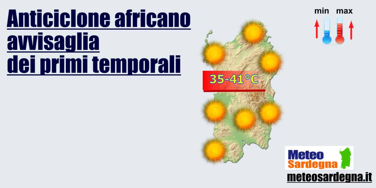 meteo sardegna caldo xhra - Meteo Sardegna, caldo asfissiante, ma primi cenni di cambiamento