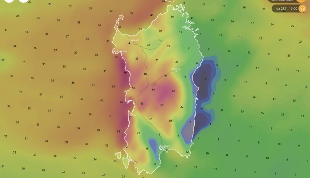 2022 11 21 17.10.59 1024x588 - Meteo SARDEGNA, piogge previste nell’imminente burrasca