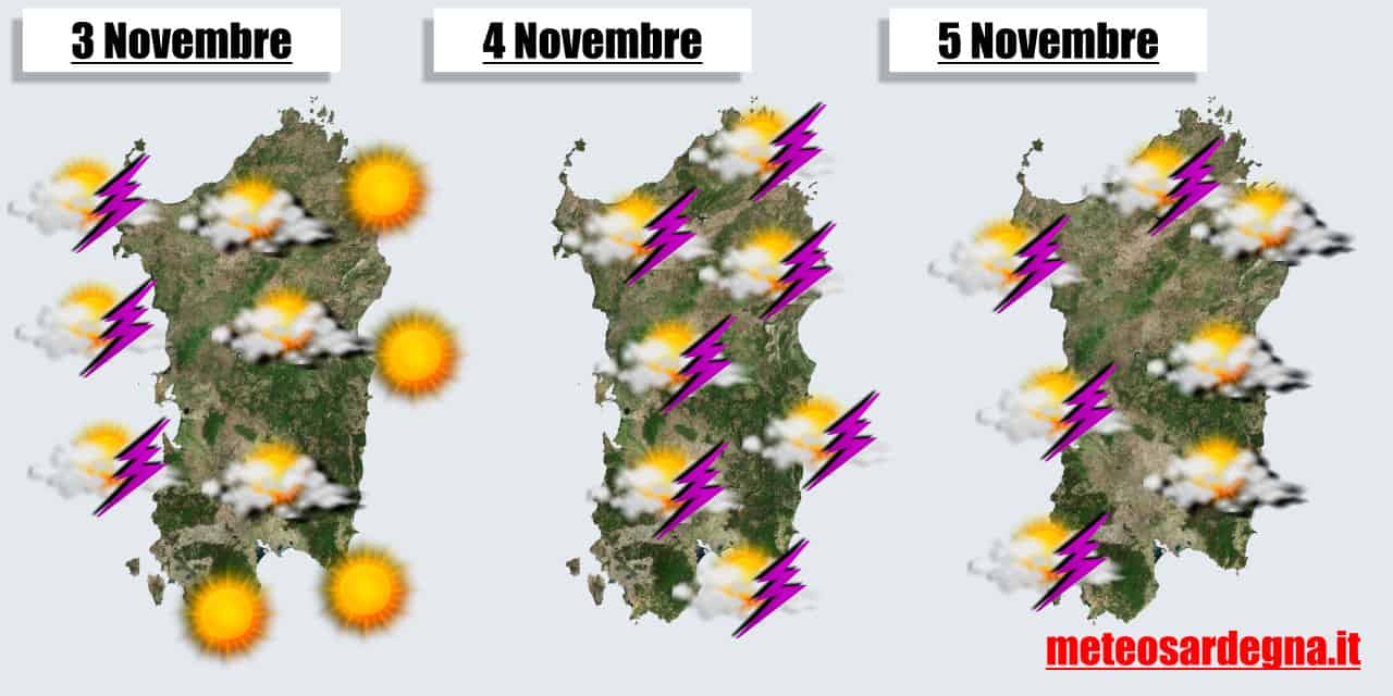 meteo sardegna 47466 - Meteo Sardegna, arriva il maltempo. Crollo termico anche di 10 gradi. Piogge e temporali anche intensi