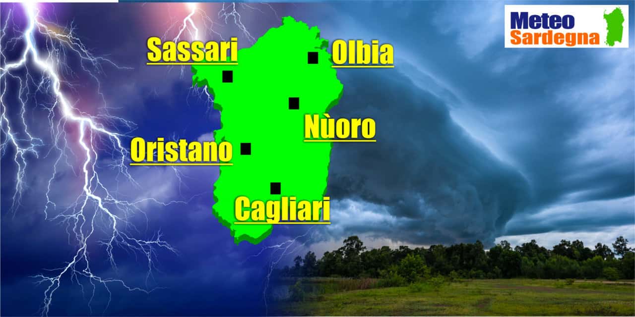 meteo sardegna temporali tropicali 74865 - Meteo simil tropicale in Sardegna, occhi puntati a martedì
