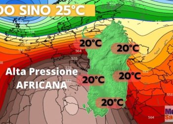 meteo sardegna alta pressione africana 455 Personalizzato 350x250 - Gelo a est per fine anno: è un primo passo verso l'Inverno