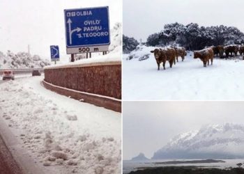 neve sardegna 662555 350x250 - Meteo CAGLIARI, improvviso Temporale. Nubifragio nel Sulcis Iglesiente