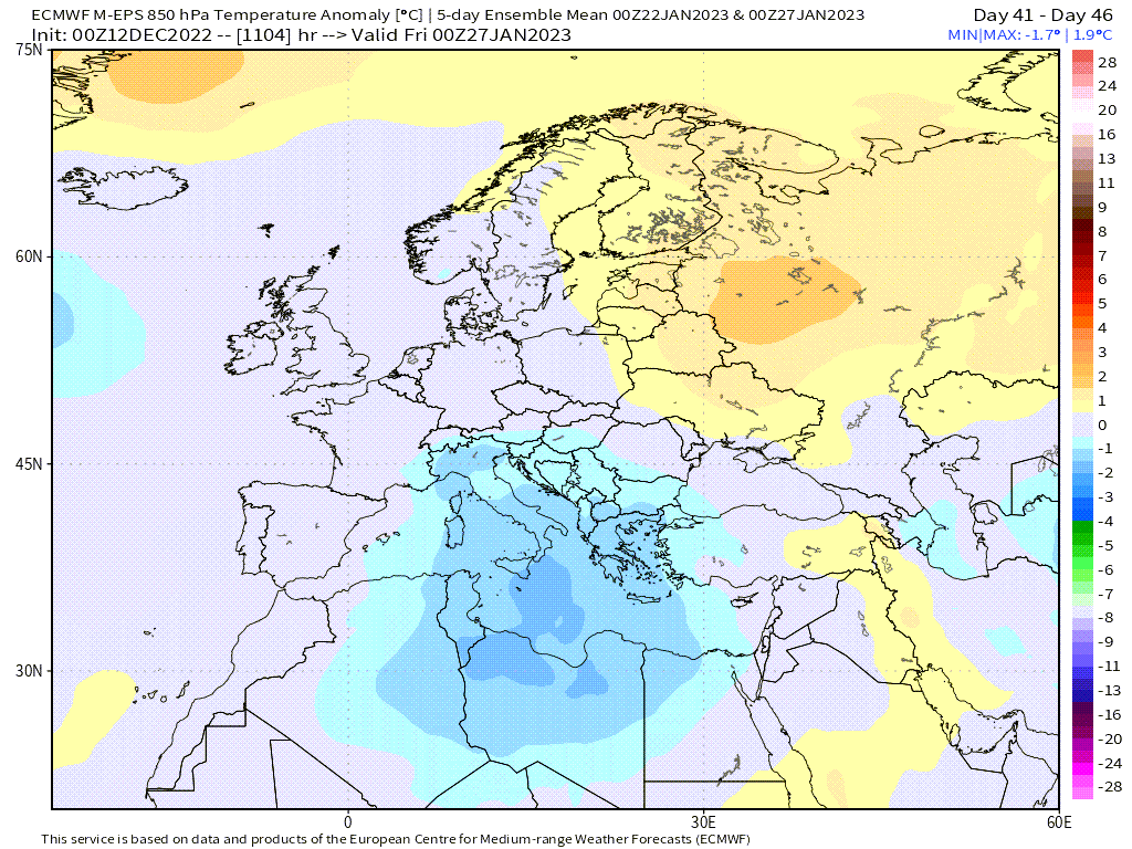 previsione 666 - Meteo Sardegna, troppo mite. Prospettive di freddo quando. Maltempo infinito