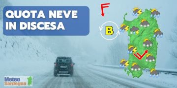 sardegna previsioni meteo Personalizzato 360x180 - Cagliari e la neve, quella vera. Ecco come potrebbe cadere