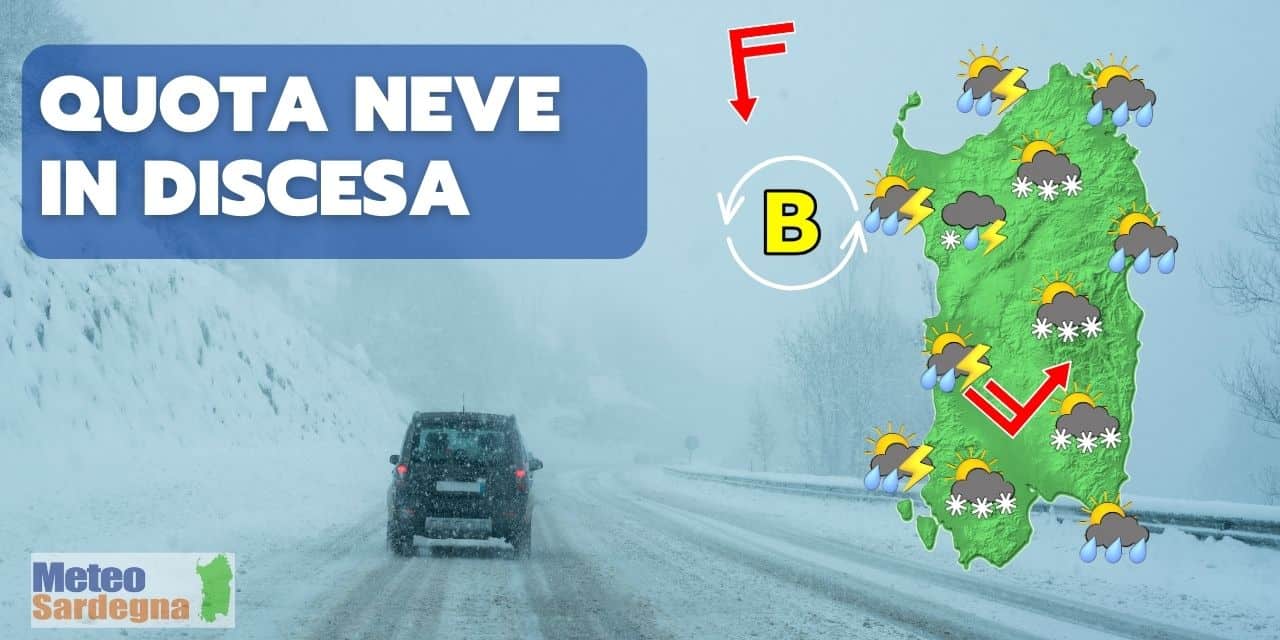 sardegna previsioni meteo - Meteo Sardegna, ecco il maggior rischio neve