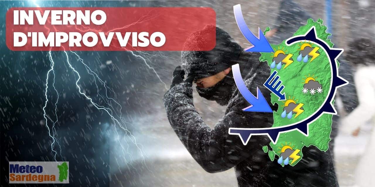 meteo sardegna arriva inverno 56526 - Sardegna, il meteo peggiorerà di nuovo a partire da....