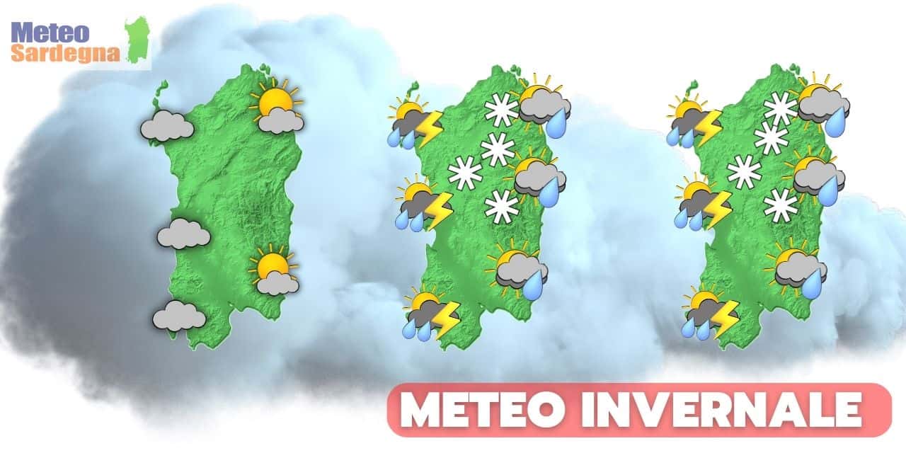 meteo sardegna peggiora 41466623 - Meteo Sardegna: brusco inverno nel corso del weekend, con pioggia e neve