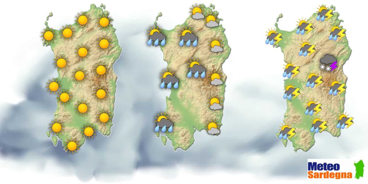 meteo sardegna peggiora settimana prossima 5616 - METEO Sardegna: anticiclone con tepore primaverile, in settimana cambia