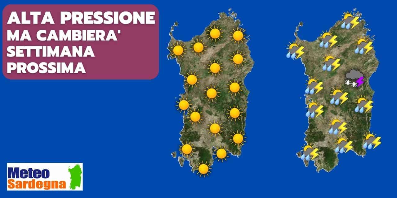 meteo sardegna peggiora settimana prossima 5745 - METEO Sardegna: ancora anticiclone, prima di una svolta verso il maltempo
