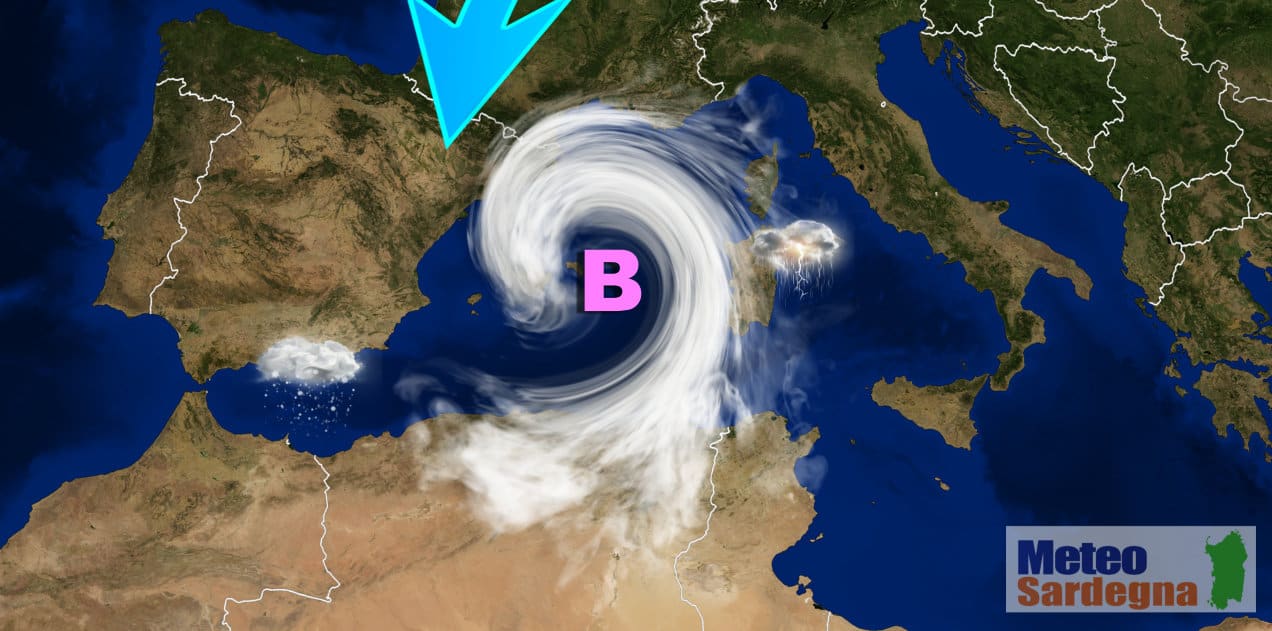 sardegna e ciclone mediterraneo 85123 - Meteo Sardegna: nella morsa del ciclone invernale, ancora temporali e neve