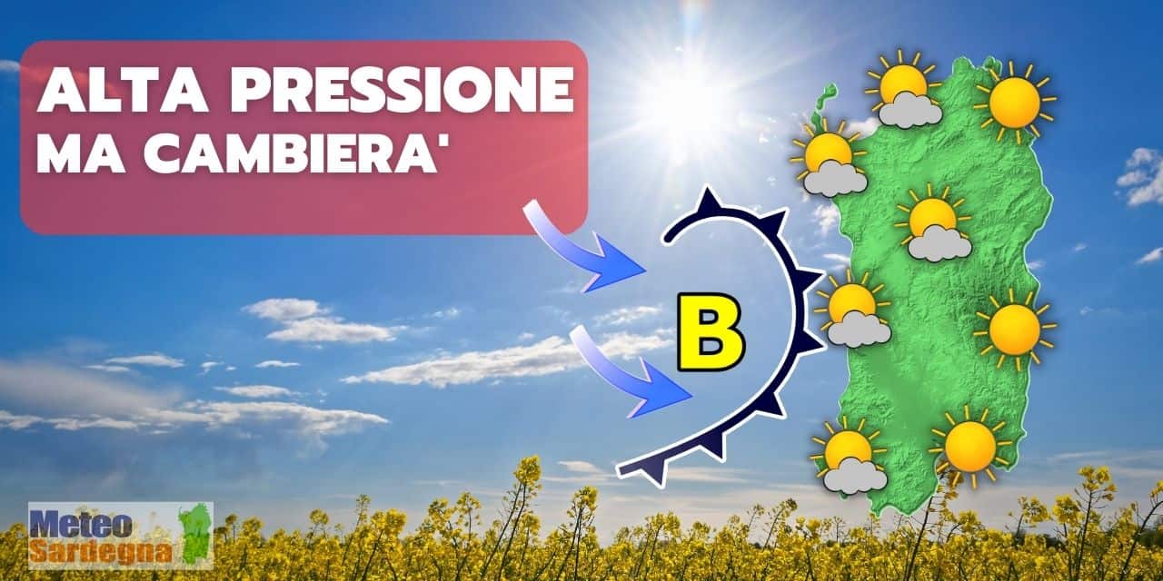 sardegna previsioni meteo sole ma cambia 52 - METEO Sardegna: dall’anticiclone al brusco ritorno d’Inverno, ecco quando