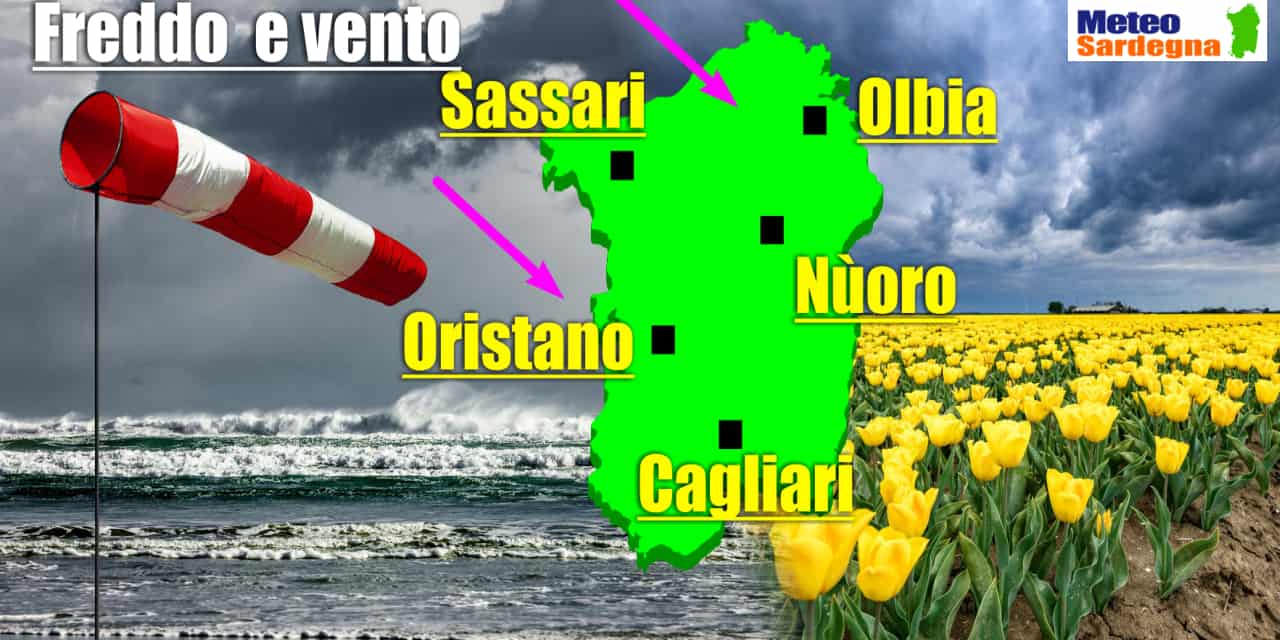 freddo vento sardegna - Meteo Sardegna: cambia tutto! Ritorna il freddo, con vento e pioggia