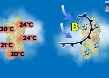 meteo sardegna mite e temporali 542 350x250 - Botta di CALDO anomalo nel meteo di fine Marzo. Ma non durerà