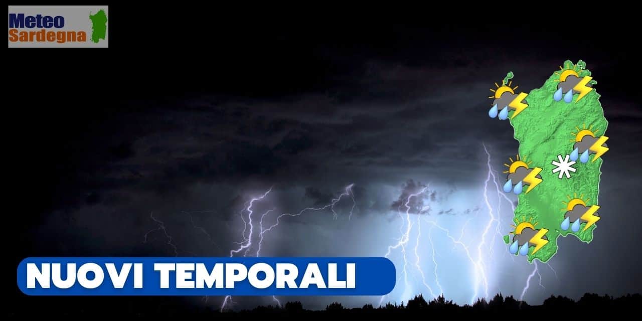 meteo sardegna nuovi temporali 123 - La variabilità del meteo di Marzo, anche in Sardegna. Martedì, nuovi temporali
