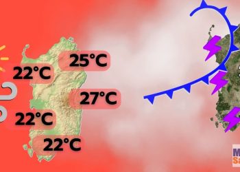 meteo sardegna tendenza 5132 350x250 - Botta di CALDO anomalo nel meteo di fine Marzo. Ma non durerà