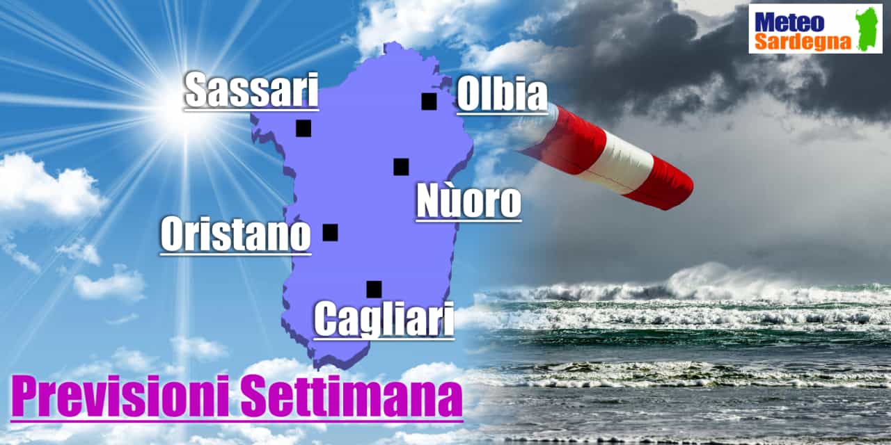 previsioni sardegna ultima settimana marzo - Meteo Sardegna: arriva burrasca con temperature in calo. Poi cambia tutto